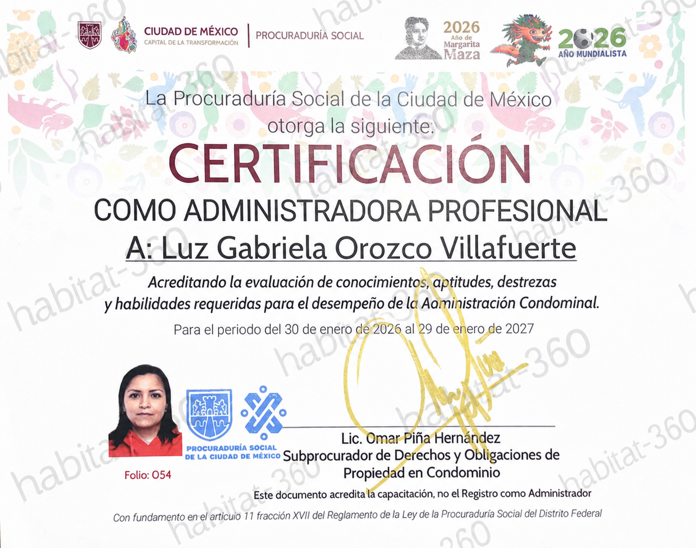 Certificación de Habitat 360